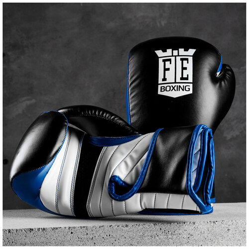 фото Перчатки боксёрские fight empire, max force, 10 унций, цвет черный