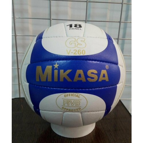 фото Для волейбола mikasa мяч волейбольный микаса бело-синий