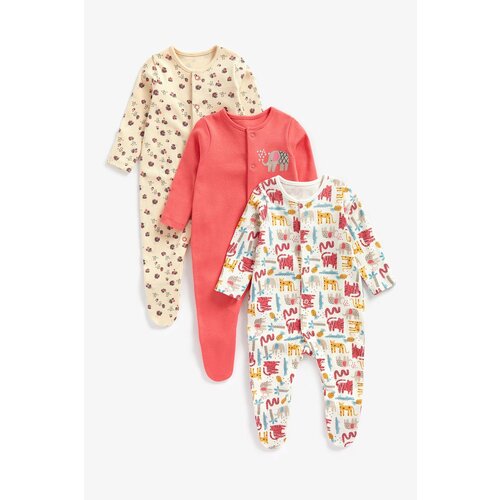 фото Комбинезон mothercare, комплект из 3 шт., размер 68, мультиколор