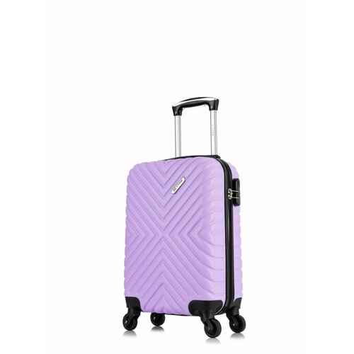 фото Чемодан l'case ch1015, 34 л, размер xs, лиловый