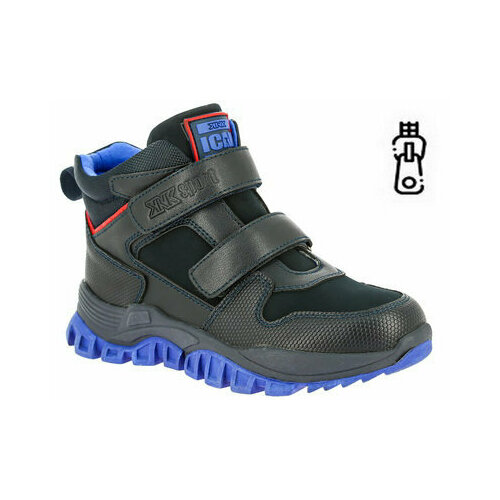 фото Ботинки kenka, размер 28, синий, черный