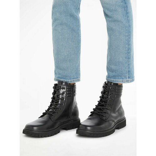 фото Ботинки calvin klein jeans, размер eu 42, черный