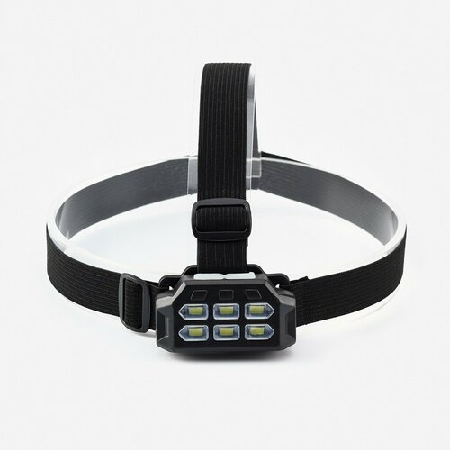 фото Фонарь налобный аккумуляторный "мастер к.", 3 вт, 6 xhp40, 5 режимов россия