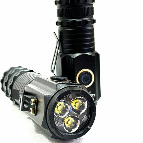 фото Отличный фонарик аккумуляторный p35 lamp beads1 х 18650 в подарок мужчине x-balog
