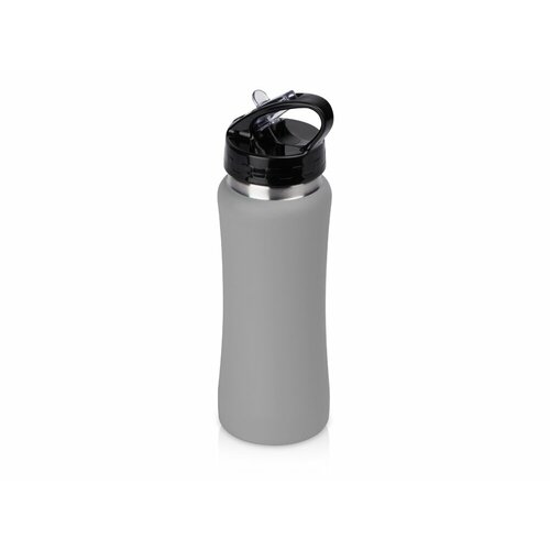 фото Бутылка для воды bottle c1, сталь, soft touch, 600 мл, серый yoogift