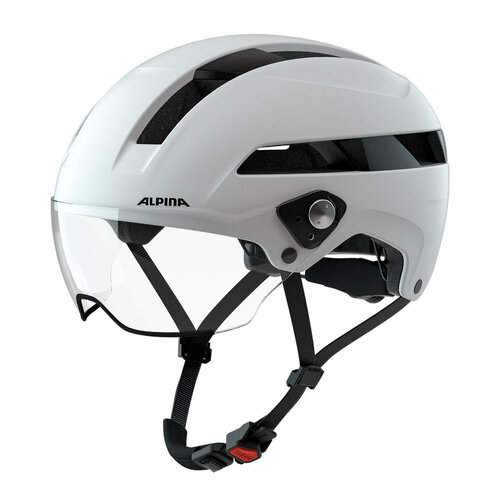 фото Велошлем alpina soho visor white matt (см:55-59)