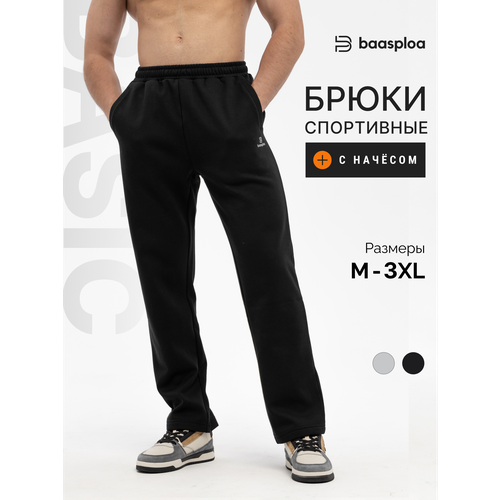 фото Брюки baasploa, размер m, черный