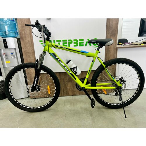 фото Велосипед 26" torrent matrix, 21 скорость, вилка амортизатор, обвес shimano, green