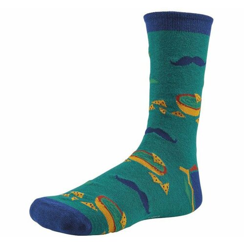 фото Мужские носки ysabel mora, 1 пара, высокие, размер 41-46, зеленый