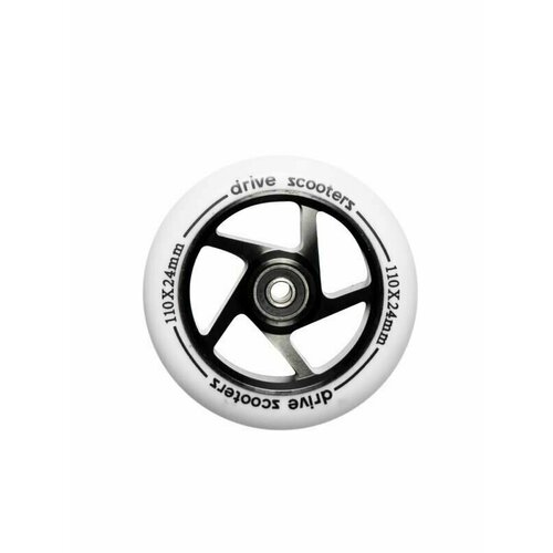 фото Колесо drive scooters blade 110mm white/black