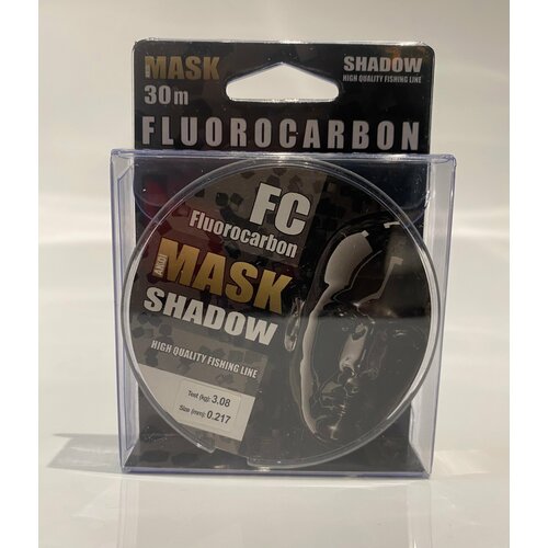 фото Флюорокарбоновая леска akkoi mask shadow 0.217, 30 м, тест 3,08 кг