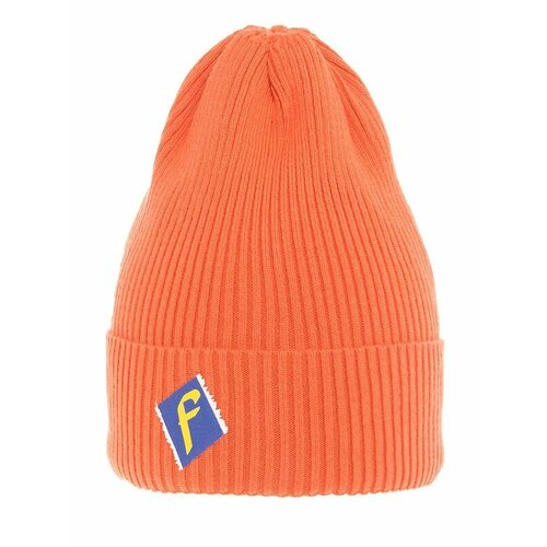 фото Шапка mialt, размер 52-56, оранжевый