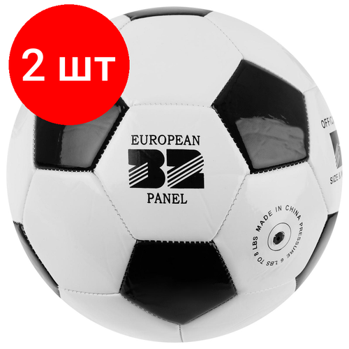 фото Комплект 2 штук, мяч футбольный classic, размер 5, 32 панели, pvc, 3 подслоя, 300 г onlytop