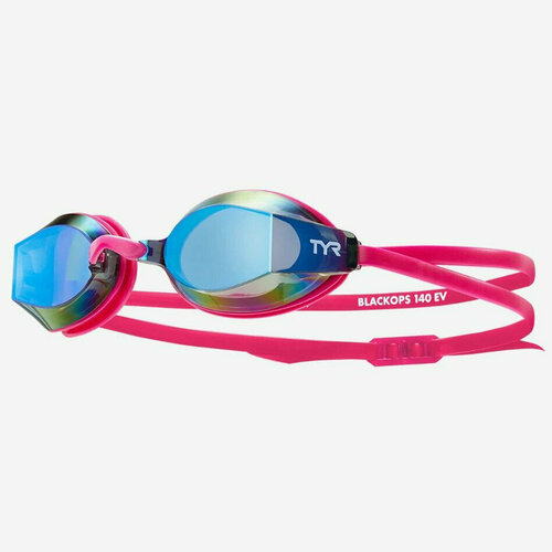 фото Очки для плавания tyr women's black ops 140 ev mirrored racing (390 голубой, o/s)