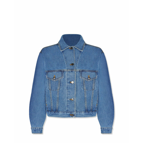 фото Джинсовая куртка lebrand, размер onesize, синий