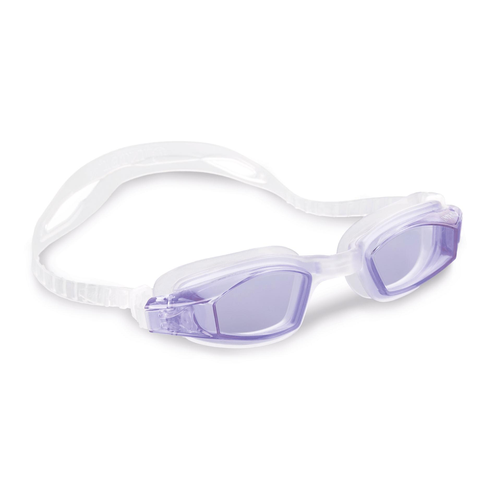 фото Очки для плавания intex 55682 "free style sport goggles" 8+ фиолетовый.