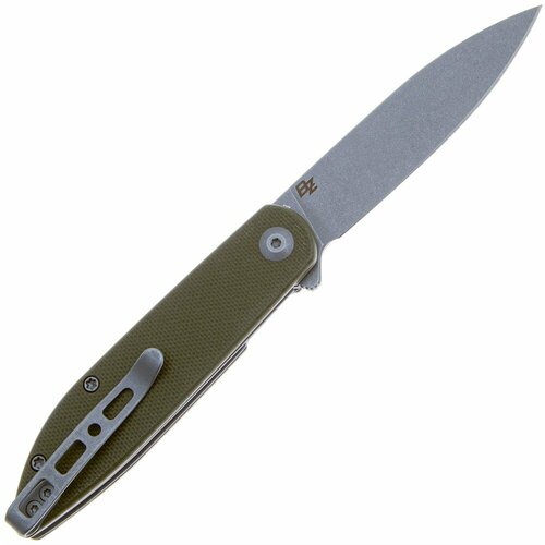 фото Складной нож sencut bocll ii d2 steel gray stonewashed handle g10 od green