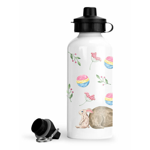 фото Спортивная бутылка бурый мишка и зайка мячик luzimuzi