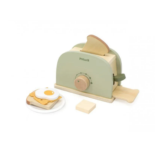 фото Набор polarb завтрак, 7 пр, с зеленым тостером, в коробке 44215