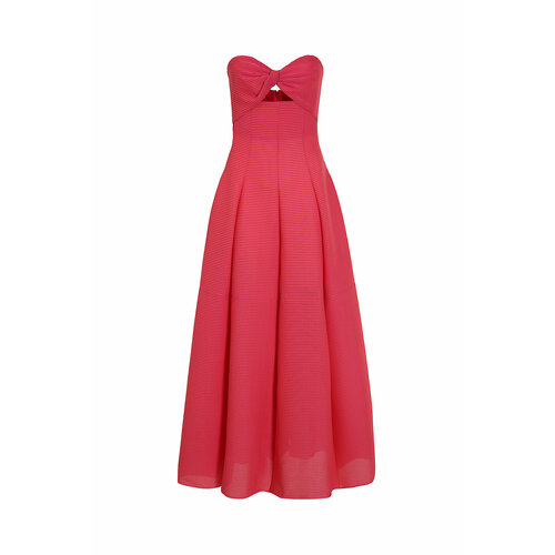фото Платье emporio armani, прилегающее, макси, размер 38, розовый
