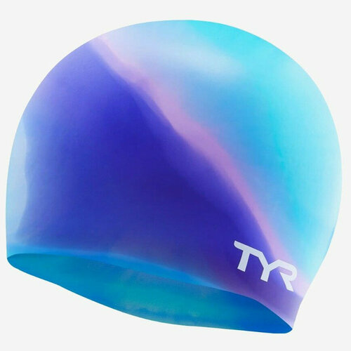 фото Шапочка для плавания tyr multi silicone cap (545 фиолетовый, o/s)