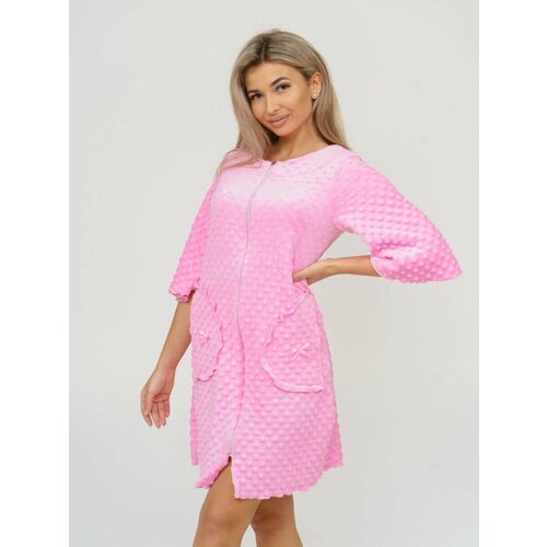 фото Халат buy-tex.ru, размер 48, розовый