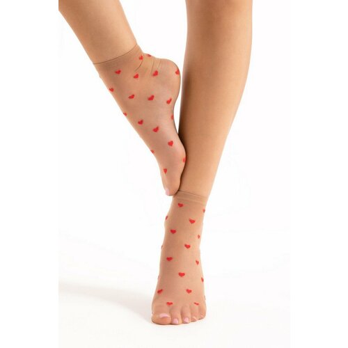 фото Женские носки fiore, 20 den, размер 35/40, красный