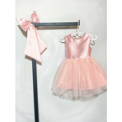 фото Платье, размер 100, розовый без бренда