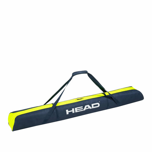 фото Чехол для лыж head double skibag 2022-23, 195 см, синий/желтый