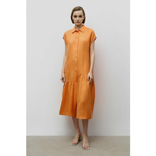 фото Платье baon, размер 42, оранжевый