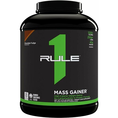 фото Гейнер rule one mass gainer, 8 порций, chocolate fudge rule 1