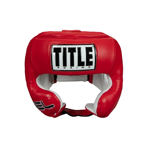 фото Боксерский шлем title gel world training headgear red (l) title boxing