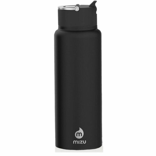 фото Бутылка стальная для воды mizu m15, black, 1455 мл