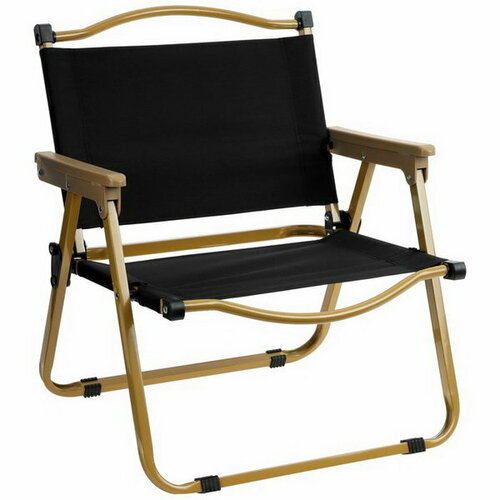 фото Кресло складное туристическое, 52х43х61 см, цвет чёрный сима-лэнд