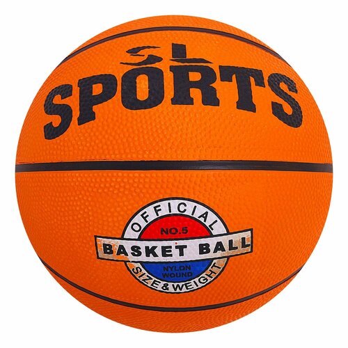 фото Мяч баскетбольный sport, размер 5, pvc, бутиловая камера, 400 г minsa
