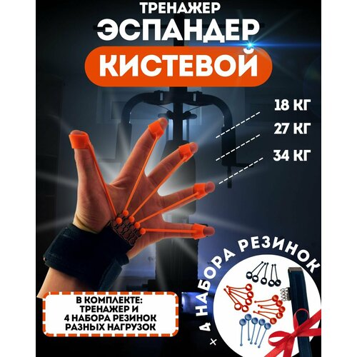 фото Эспандер кистевой для пальцев progrom тренажер для рук