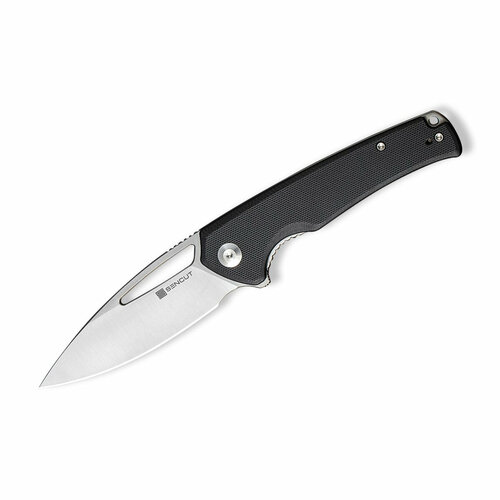 фото Складной нож sencut mims 9cr18mov steel satin finished handle g10 black