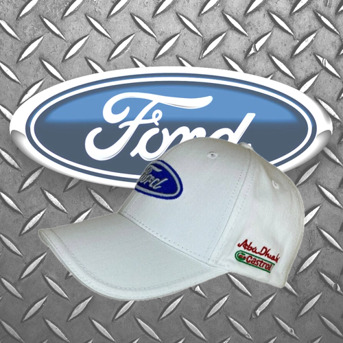 фото Бейсболка бини ford форд бейсболка кепка мужская женская, размер 55-58, белый