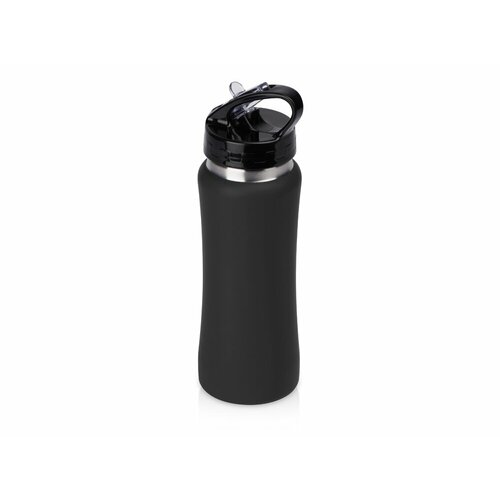 фото Бутылка для воды bottle c1, сталь, soft touch, 600 мл, черный yoogift