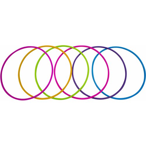 фото Обруч пластиковый absolute champion d750мм (желтый)