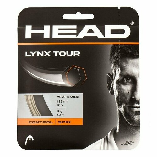 фото Струна для тенниса head 12m lynx tour ivory 281790-cp, 1.25