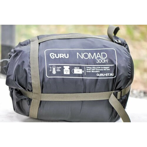 фото Спальный мешок guru nomad (цвет серый)