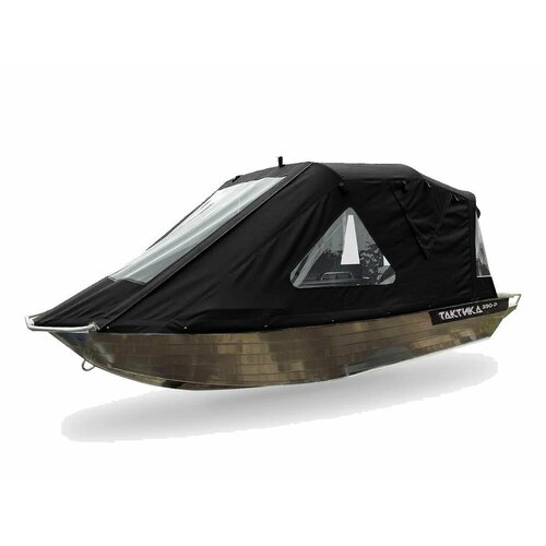 фото Тактика 390-р fish. тент ходовой с дугами с креплениями all4boat