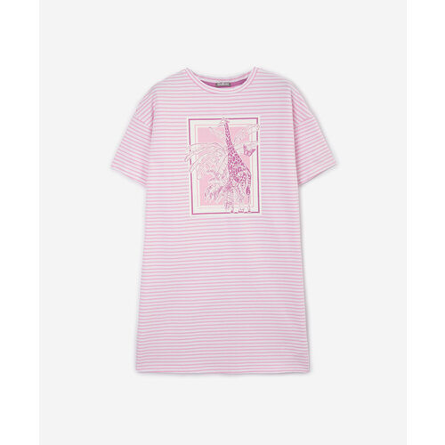 фото Сорочка gulliver, размер 134, розовый