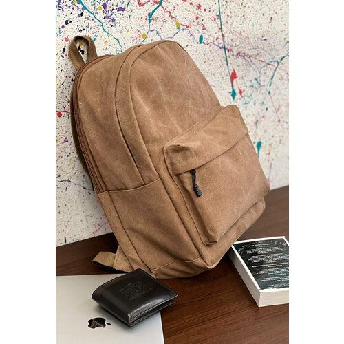 фото Kona рюкзак мужской, женский, школьный коричневый