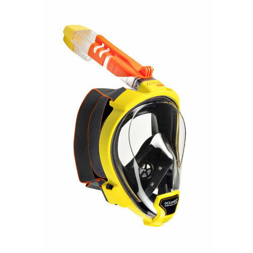 фото Oceanreef маска полнолицевая для сноркелинга oceanreef aria qr+ l-xl, желтый ocean reef