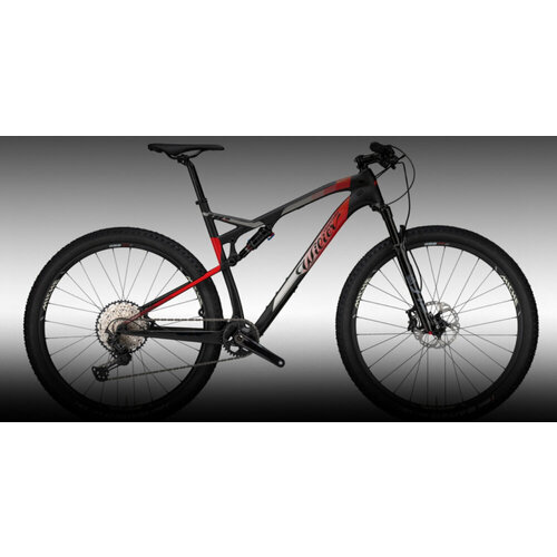 фото Велосипед wilier 110fx xt 1x12 2.0 mt501 reba (2023) l, черный/красный