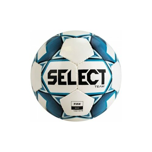 фото Футбольный мяч select team v23 basic fifa, бел/син/чер, 5