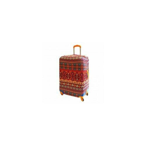 фото Чехол для чемодана bestbags, текстиль, 58 л, красный, коричневый