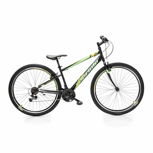 фото Велосипед capriolo passion man 29' (2023) (велосипед capriolo mtb passion man, рама сталь 16', колёса 29' (чёрный-жёлтый-зелёный), 920376-16)
